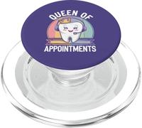 Dental Receptionist Queen Dentist's Office Reception PopSockets PopGrip for MagSafe