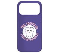 Dental Receptionist Tooth Pun Dentist Reception Case for iPhone 17 Pro Max