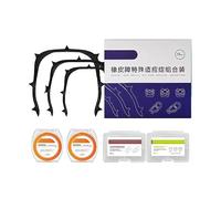 Dental Rubber Dam Set, Rubber Dam Clamps, Rubber Dam Frame Dental, Dental Rubber Dam Stabilizing Cord.-Set