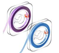 Dental Sandpaper Flossing Band for Interdental Spaces,2 Rolls Blue Medium & Purple Coarse Abrasive Polish and Grinding Strip for Teeth Whitening, Smoothing Sharp or Chipped Teeth