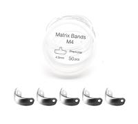 Dental Sectional Matrix System, Autoclavable Sectional Contoured Matrix Bands, Nickel Titanium Clamp Ring Resin Holder Clip Ring (50pcs 4.5mm)