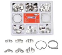 Dental Sectional Matrix System Band No1.398, Dental Matrices Kit with Ledges, Assorted Sizes Soft Metal Dental Restoration Tools