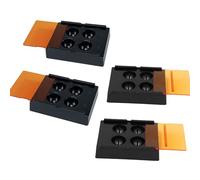 Dental Shading Light Box Composite Resin Mixing Well - 4 Well Mini Mixing Tray (4)