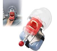Dental Simulator Manikin Phantom Head Dental Simulator Manikin 360° Adjustment Bonding Tooth Models with Removable Teeth for Dental Students A