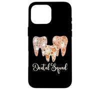 Dental Squad Autumn Fall Teeth Ghost Pumpkin Tooth Dentist Case for iPhone 16 Pro Max