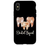 Dental Squad Autumn Fall Teeth Ghost Pumpkin Tooth Dentist Case for iPhone X/XS