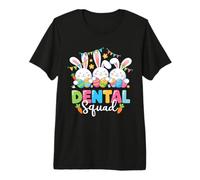 Dental Squad Easter Day Funny Tooth Dental Assistant Dentist Premium T-Shirt