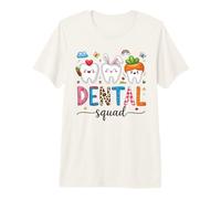 Dental Squad Easter Day Funny Tooth Dental Assistant Dentist Premium T-Shirt