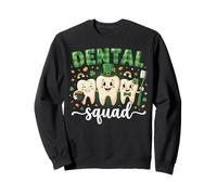 Dental Squad St Patricks Day Cute Dentist Hygienist Tooth Sweatshirt
