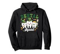 Dental Squad St Patricks Day Shamrock Dentist Hygienist Pullover Hoodie
