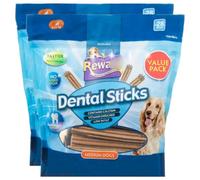 Dental Sticks Medium Dogs 28pk X Pack of 2 - Contains the Necessary Vitamins, Minerals and Calcium Needed for Healthy Canine Oral Care