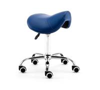 Dental Stool Chair with Hydraulic Height Adjustment, Comfortable Saddle Design, Wheels for Clinics and Spas