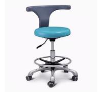 Dental Stool with Lumbar Support, Rolling Swivel Chair for Clinics, Salons, and Home Use - Drafting Chair for Comfort