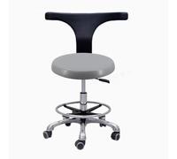 Dental Stool with Lumbar Support, Rolling Swivel Chair for Clinics, Salons, and Home Use - Drafting Chair for Comfort