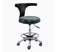Dental Stool with Lumbar Support, Rolling Swivel Chair for Clinics, Salons, and Home Use - Drafting Chair for Comfort