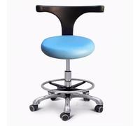 Dental Stool with Lumbar Support, Rolling Swivel Chair for Clinics, Salons, and Home Use - Drafting Chair for Comfort