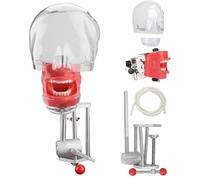 Dental Teaching Head Mold Mouth Simulator with Table Mounting 360 Degree Adjustment 1:1 High Emulation for Dental Training Practical A