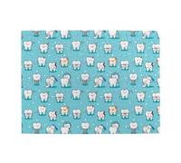 Dental Teeth Blue,500 Pieces Puzzles for Adults-Wooden Jigsaw Puzzle for Adults Elderly