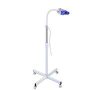Dental Teeth Whitening Lamp 2 Colors Mobile Blue Red LED Teeth Whitener Machine 36W 10 LED Bleaching Cold Light Lamp Accelerator Light Oral Care Floor Standing