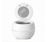 Dental Ultrasonic Holder Cleaner Machine:45KHz Dental Cleaning Pad for Dentures, Aligner, Mouth Guard, Night Guard, Braces and Jewelry, UV Denture Cleaner with Digital Timer and