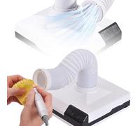 Dental Vacuum Cleaner - Tabletop Suction Extractor for Dust Collection with Fan and LED Telescopic Tube Elbow Design for Dental Laboratory