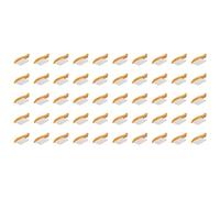 Dental Wedges Interdental Teeth Wedge, 50PCS Teeth Interproximal Wedge Stainless Steel Heat Resistant Dental Matrix Material Tool (M)