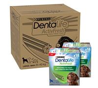 DENTALIFE ActivFresh Large Dog Treat Dental Stick 18 Sticks, Pack of 2