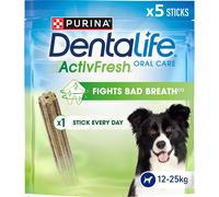 DENTALIFE ActivFresh Medium Dental Chicken Dog Chews 5 Sticks
