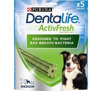 DENTALIFE ActivFresh Medium Dental Chicken Dog Chews 5 Sticks (Pack of 6)