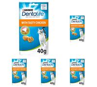 Dentalife Cat Dental Treats Chicken 40g, Pack of 40