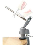 Dentalmall Typodont Teeth Model Teeth Model Training Mount Fixed on Desk Training Manikin Dental Schools Education Practical Typodont 360° Motion (A-Training Mount Fixed)