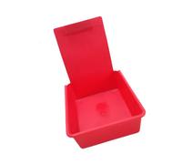 Dentals Lab Storage Box with Clip Dentals Working Lab Pan for Denture Mold Transport and Organization in Workshop Work Case