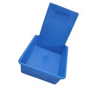 Dentals Mold Case with Clip for Denture and Model Storage, Blue