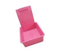 Dentals Working Lab Pan Dentals Transport Case with Clip Work Tray for Denture and Model Storage Lab Work Case