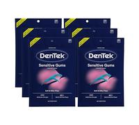 Dentek Comfort Clean Floss Picks | Silky Ribbon Floss to Remove Food & Plaque | 150 Picks | Pack of 6