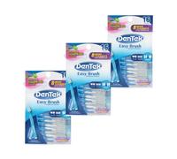 Dentek Easy Brush Cleaners Wide Space 16 Count (3 Pack)