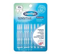 DenTek Easy Brush Sensitive Interdental Brushes, ISO1/0.45mm for removing food and plaque between teeth. 10 Pack