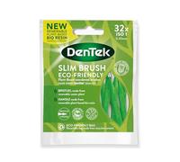 DenTek ECO Slim Brush Mint Flavoured Interdental Brushes (ISO1) for Cleaning Between Tight Teeth, Removing Food and Plaque, 32 Pack.