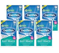 Dentek Floss Picks Complete Easy Reach 75 Count (6 Pack)