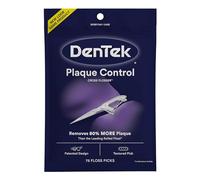 DenTek Cross Flosser Plaque Control Floss Picks, X-Shaped Floss, 75 count