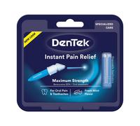 DenTek Instant Oral Pain Relief Maximum Strength Kit for Toothaches | 50 Count