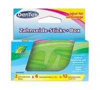 DenTek On The Go Toothpicks with dental floss in a case, 12 pcs