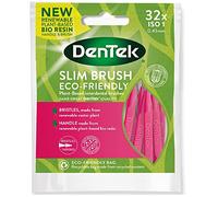 Dentek Slim Brush Eco-Friendly Plan-Based Interdental Brushes - Pack of 32