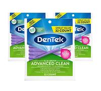 DenTek Slim Brush Interdental Cleaners | Brushes Between Teeth | Extra Tight Teeth | Mint Flavor | 32 Count | Pack of 3