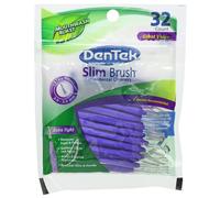 DenTek Slim Brush, Professional Interdental Cleaners, Tight Teeth, Mouthwash Mint, 32 Count by DenTek