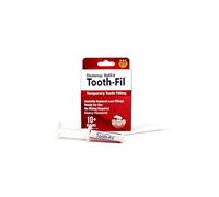 Dentemp Refil-it Tooth-Fil Temporary Tooth Filling Repair Kit - Safe, Long-Lasting, Easy at-Home Dental Repair for Loose Fillings & Crowns - Fast-Setting, Precise Applicator Included