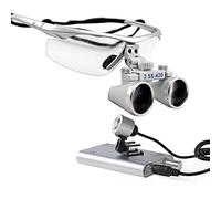 Dentest 2.5x420mm Surgical Medical Binocular Loupes + Portable Dental LED Headlight