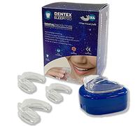 Dentex-Sleep-Pro Dental Mouth Guards for Teeth Grinding | 4 Mouldable Fit Mouth Guards with Carry Case | Prevents Teeth Grinding and Stops Snoring | Bruxism and TMJ Relief