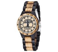 Dentily Wooden Women Watch Rainbow Natural Quartz Wooden Watches for Women, Cus-QW1087