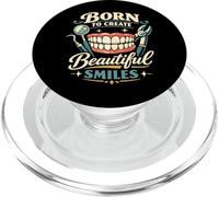 Dentist Dental Assistant Hygienist Born To Create Beautiful PopSockets PopGrip for MagSafe